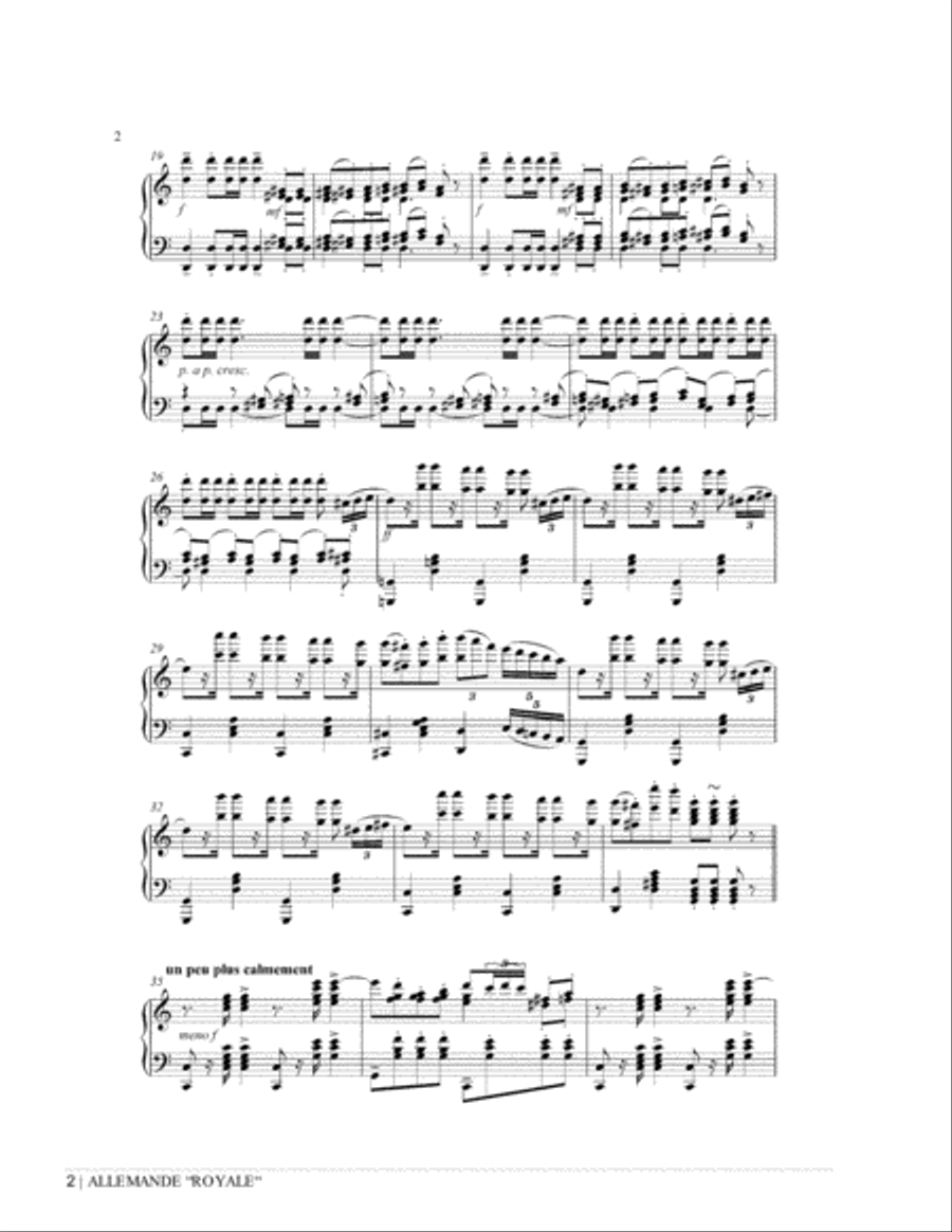Album des danses pour piano Piano Solo scores gallery preview page 6