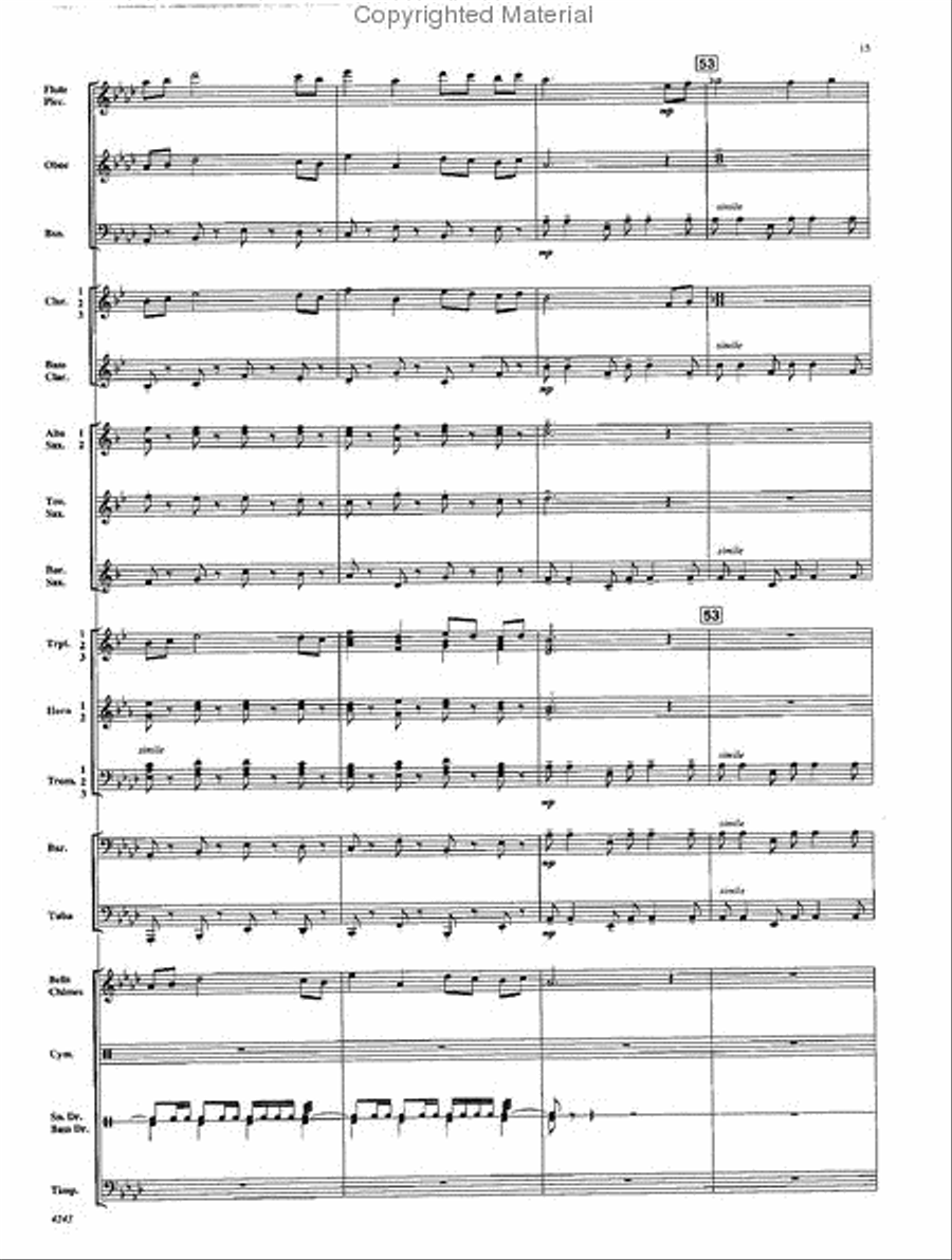 Encomium Encomium Concert Band scores gallery preview page 14