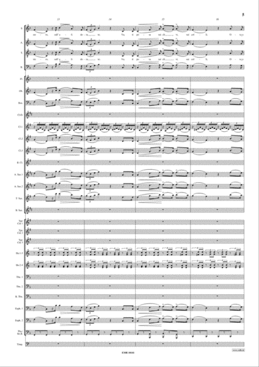 Chorus Of Hebrew Slaves Chorus Of Hebrew Slaves 4-Part scores gallery preview page 8