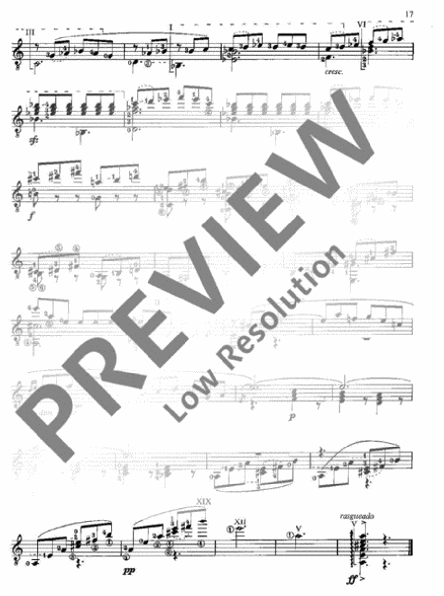 Miniaturas Miniaturas Classical Guitar scores gallery preview page 18
