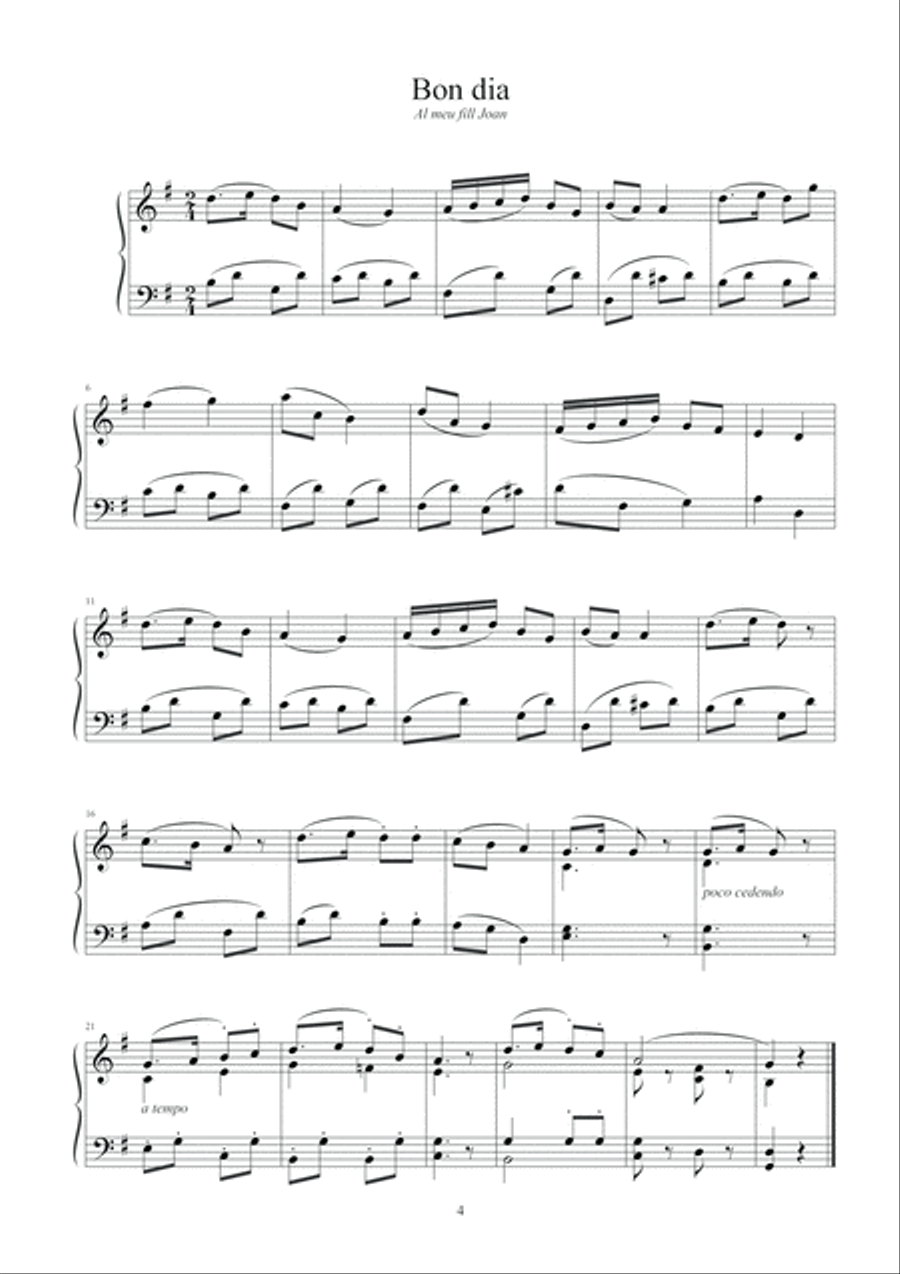 Apunts (volum 1) 2 Pianos, 4-Hands scores gallery preview page 6