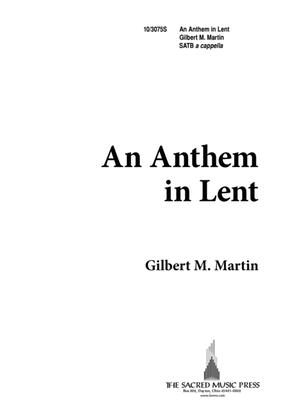 Book cover for An Anthem in Lent