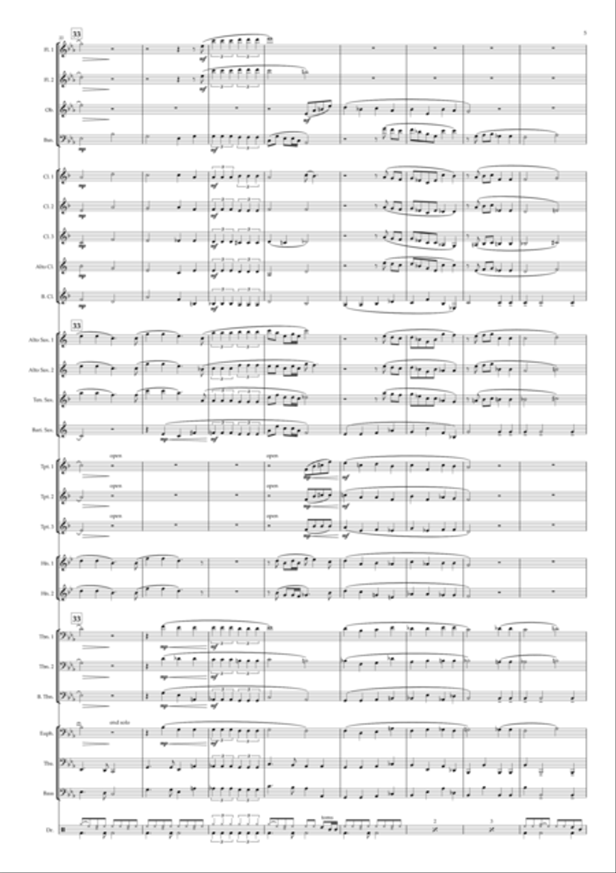 A Nightingale Sang In Berkeley Square Concert Band scores gallery preview page 5