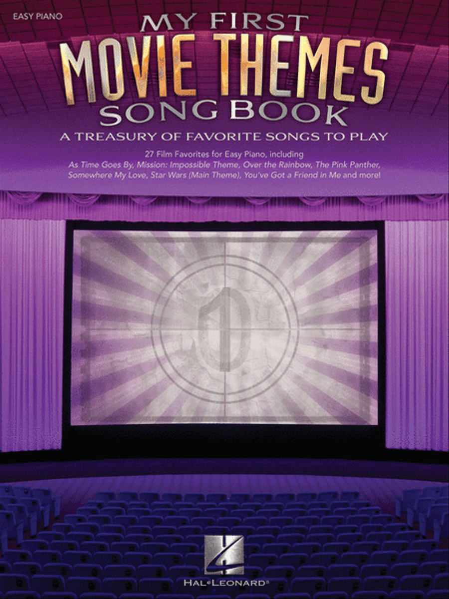 My First Movie Themes Song Book Easy Piano scores gallery preview page 1