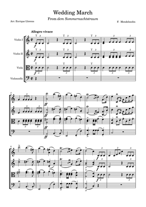 Mendelssohn - Wedding march (from Midsummer night's dream)