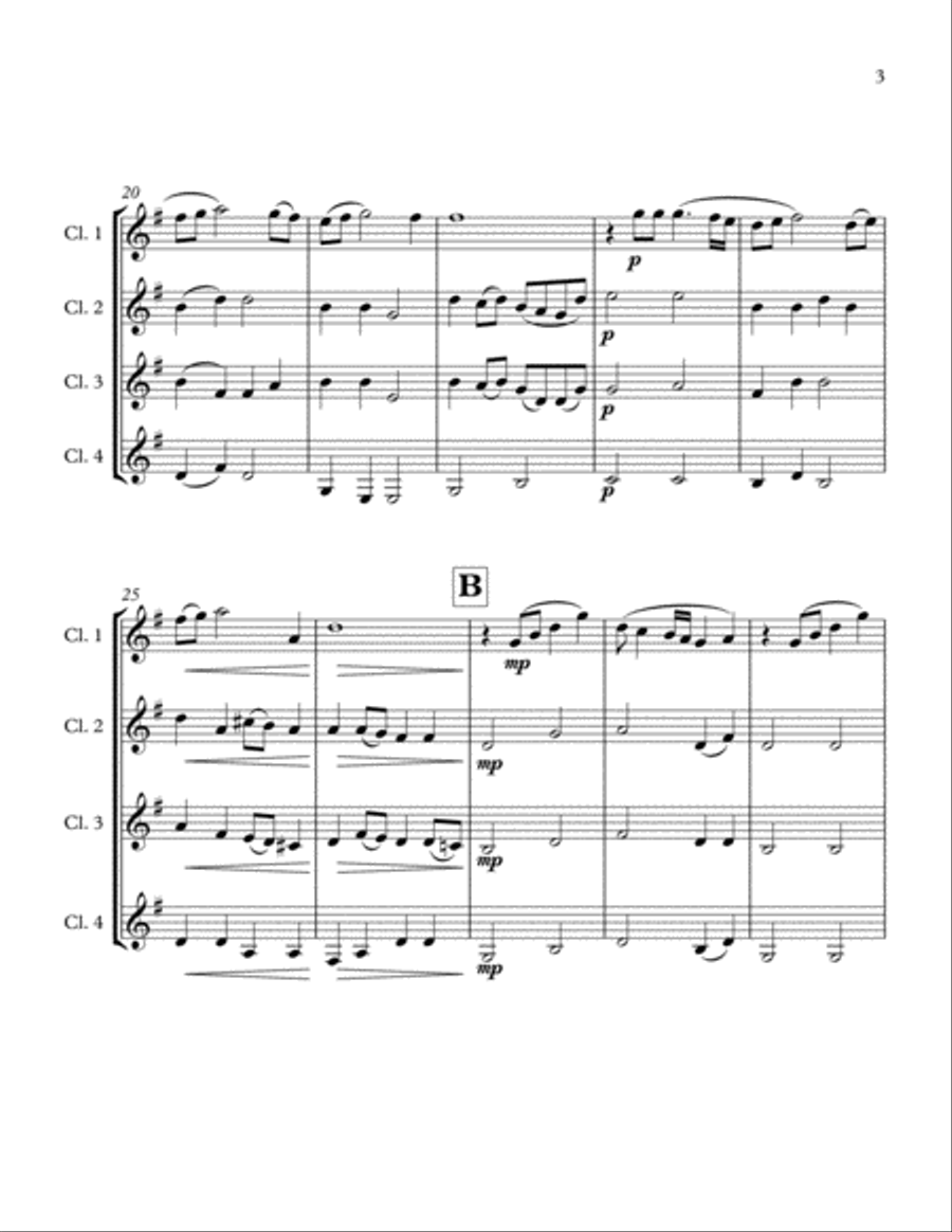 Have Yourself A Merry Little Christmas from MEET ME IN ST. LOUIS Woodwind Quartet scores gallery preview page 4