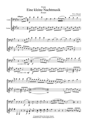Rondo and Romance (abridged) for cello and guitar
