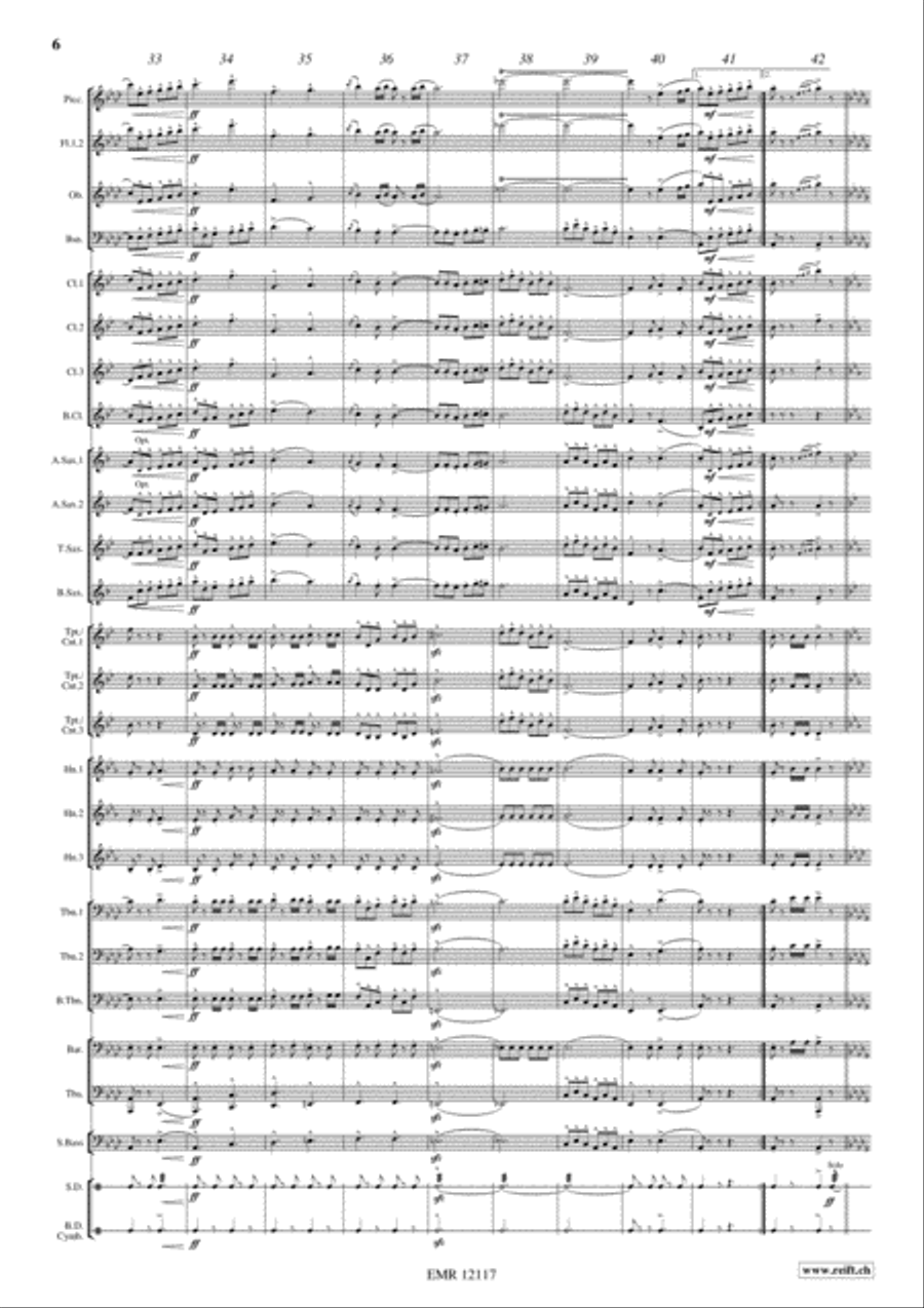 Semper Fidelis Concert Band scores gallery preview page 7