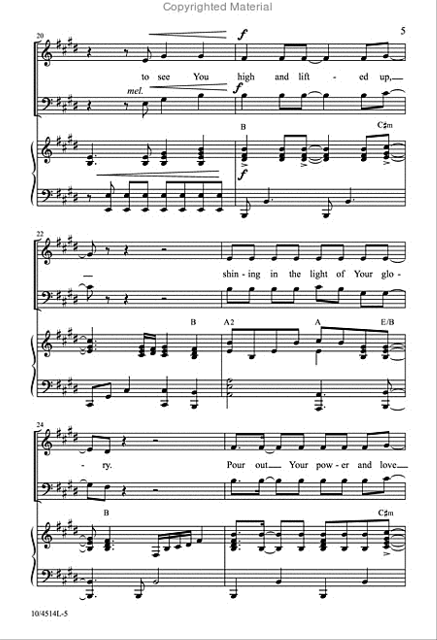 Open the Eyes of My Heart with Be Thou My Vision 2-Part scores gallery preview page 5