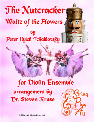 Book cover for Waltz of the Flowers from The Nutcracker for Violin Ensemble