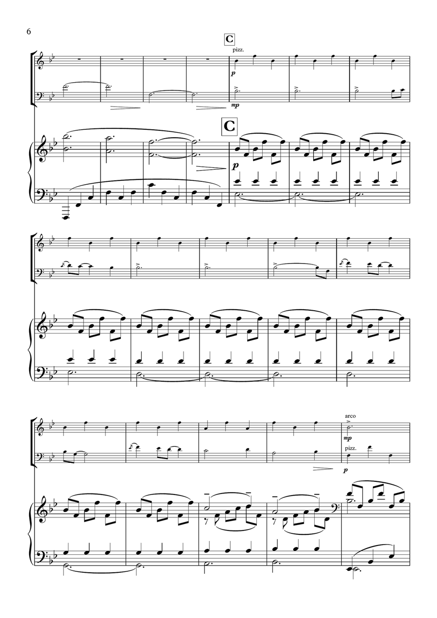 A Thousand Years Piano Trio scores gallery preview page 6