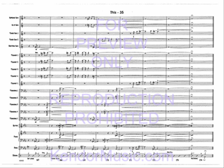 This Jazz Ensemble scores gallery preview page 37