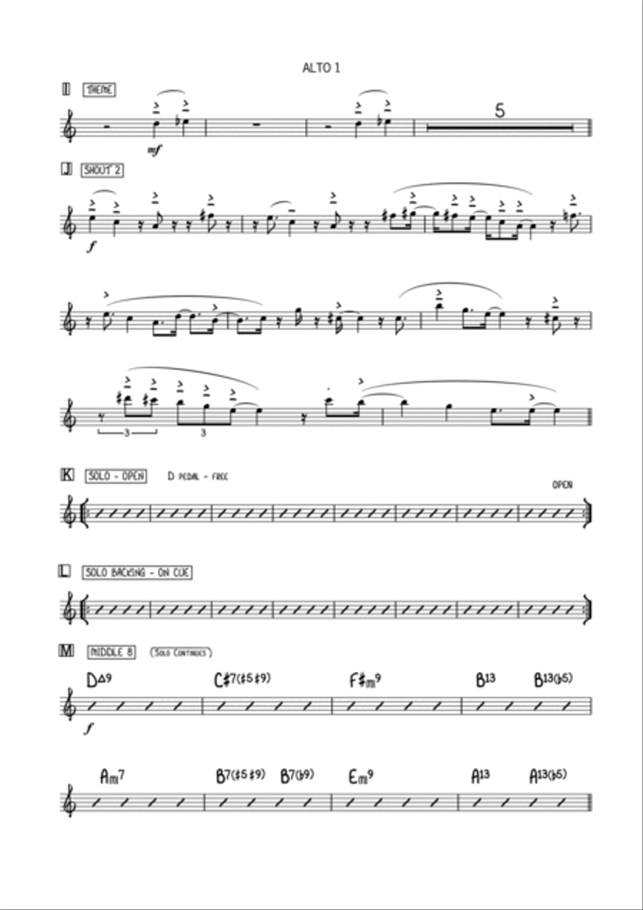 Endangered Species Jazz Ensemble scores gallery preview page 3