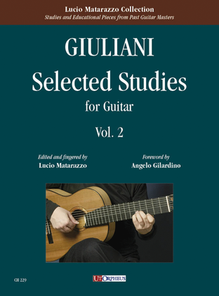 Selected Studies for Guitar - Vol. 2. Foreword by Angelo Gilardino