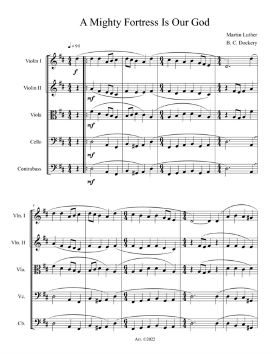 20 Greatest Hymns for String Orchestra String Orchestra scores gallery preview page 3