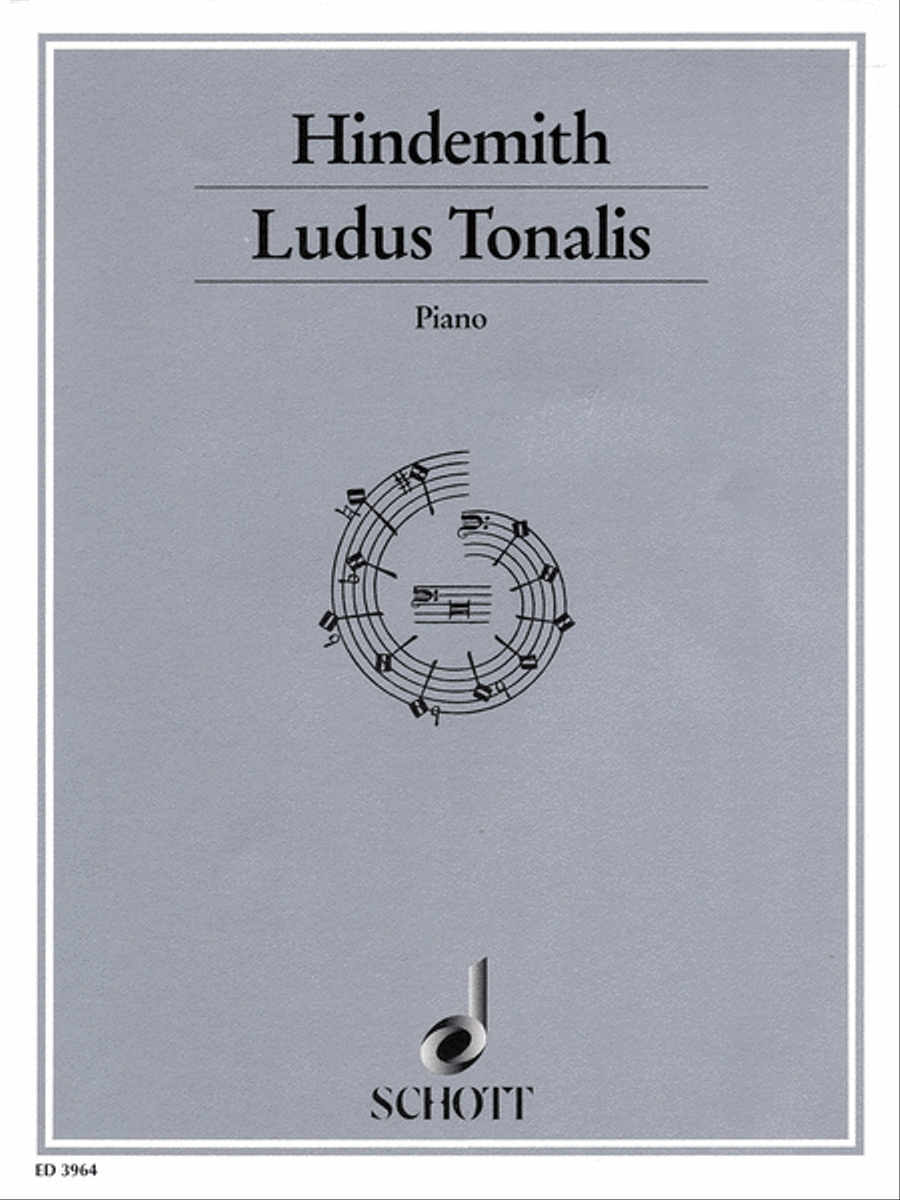 Ludus Tonalis (1942) Piano Accompaniment scores gallery preview page 1