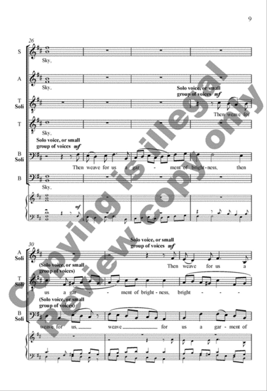 Song of the Sky Loom Song of the Sky Loom Divisi scores gallery preview page 28