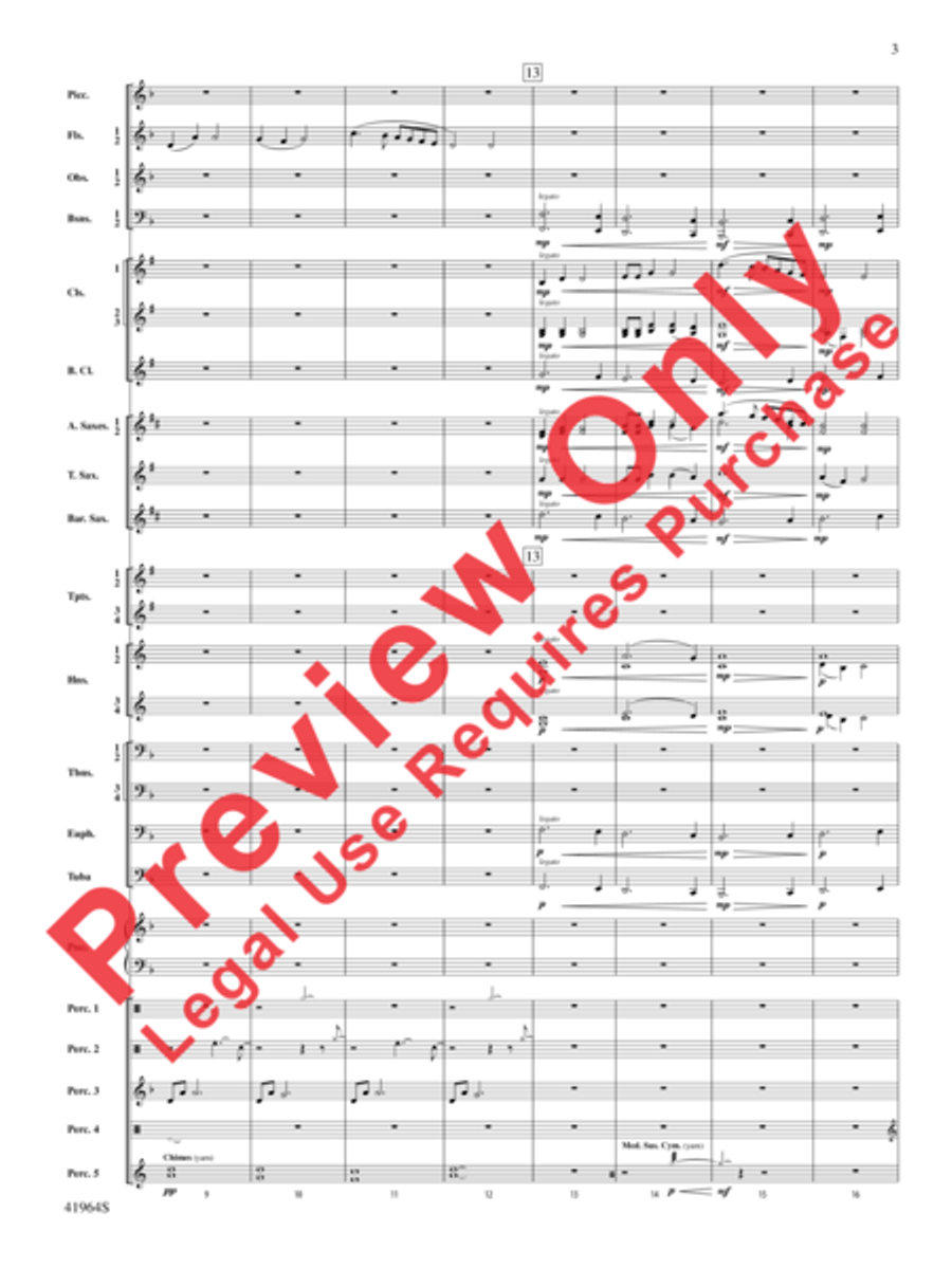 All the Pretty Little Horses Concert Band scores gallery preview page 4