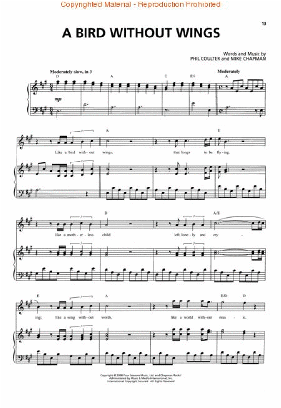 Celtic Thunder Piano, Vocal, Guitar scores gallery preview page 2