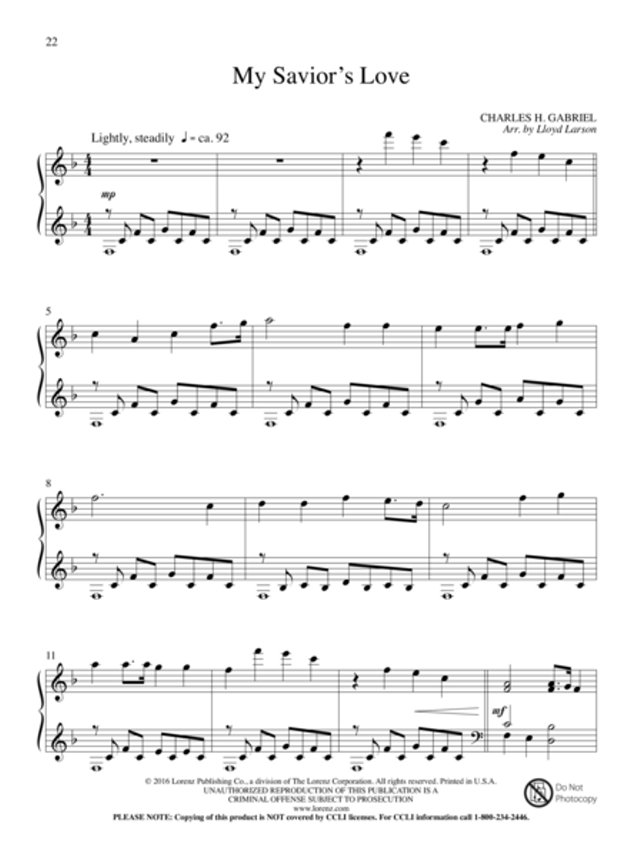 The King of Love Piano Solo scores gallery preview page 13