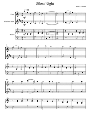 Franz Gruber - Silent Night (Flute and Clarinet Duet)