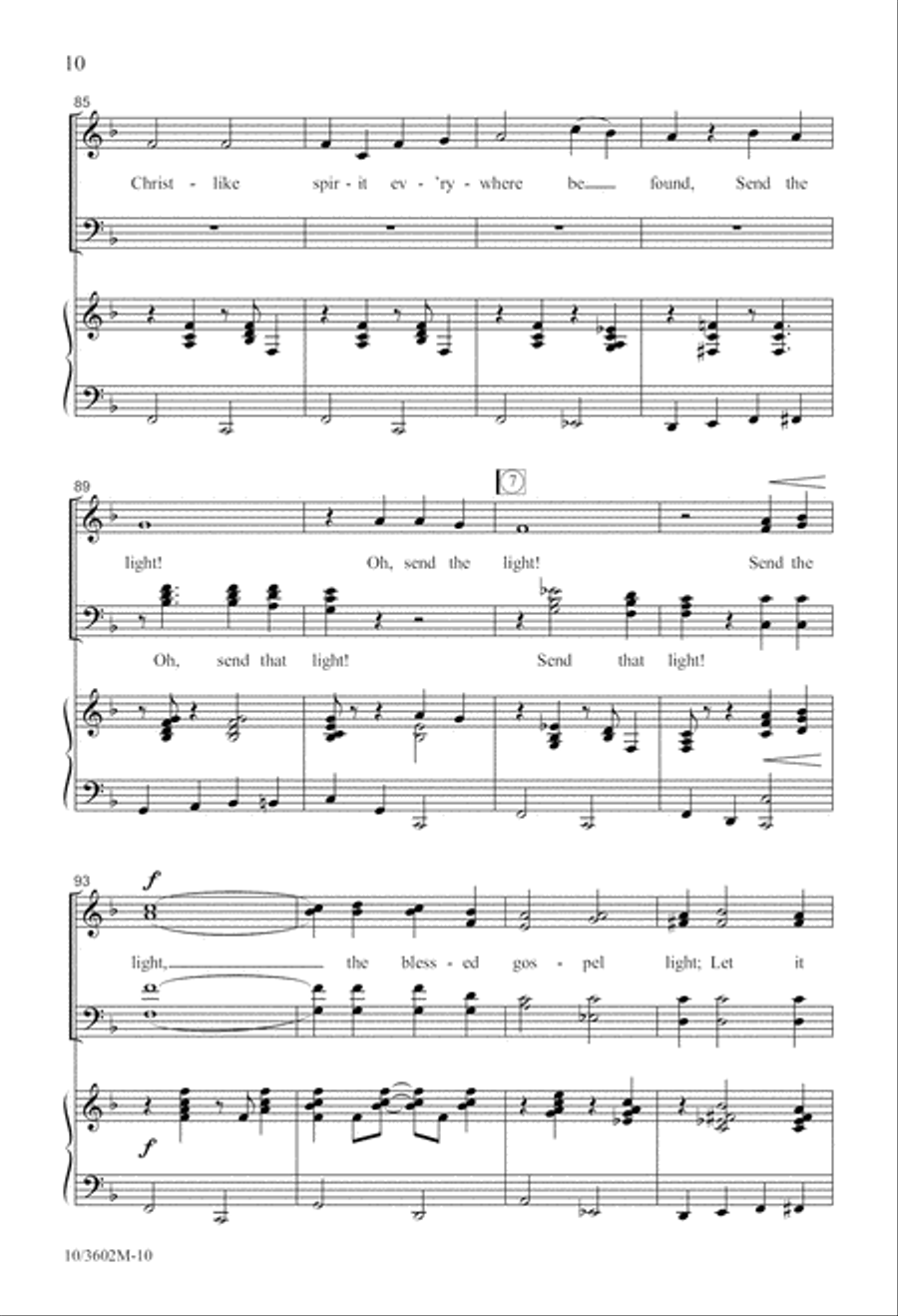 Send the Light 4-Part scores gallery preview page 11