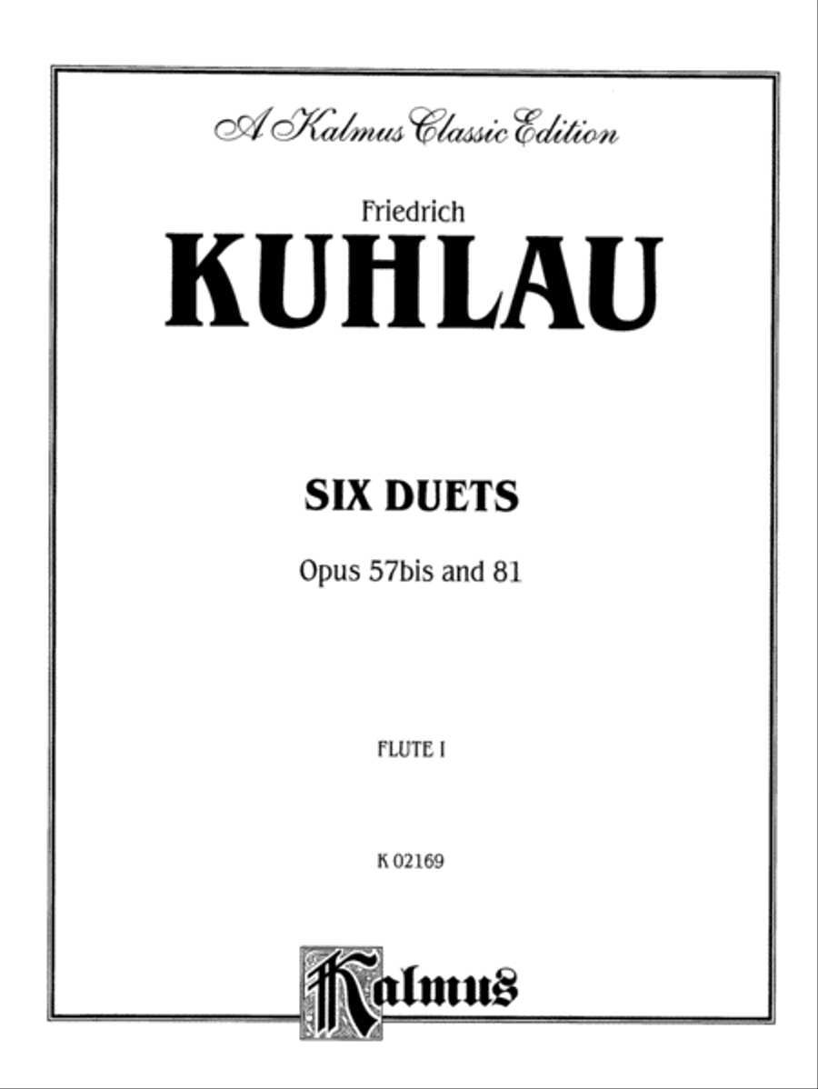 Six Duets For Two Flutes - Opus 57bis and 81 Flute Duet scores gallery preview page 2