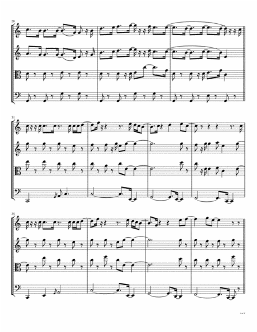 Getting Better String Quartet scores gallery preview page 5