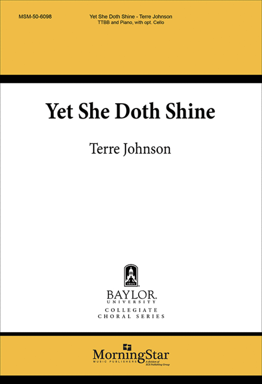 Yet She Doth Shine (Choral Score)