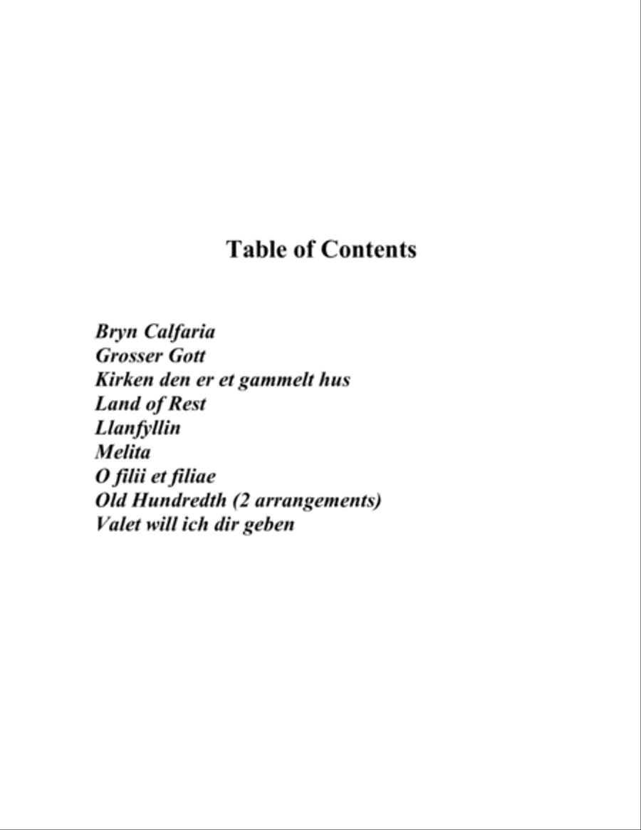 Alternate Harmonizations of 9 Hymn Tunes Piano Solo scores gallery preview page 2
