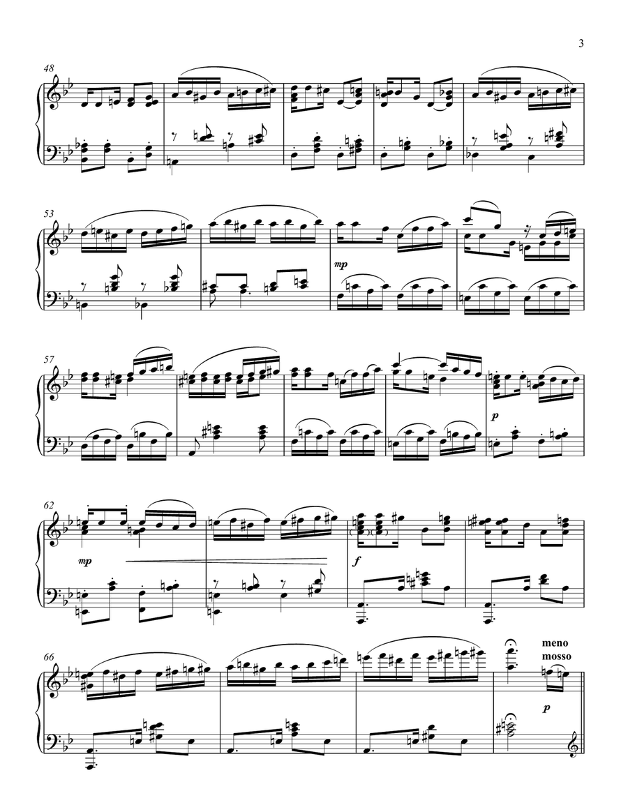 Sixty Minutes Polka Piano Solo scores gallery preview page 3