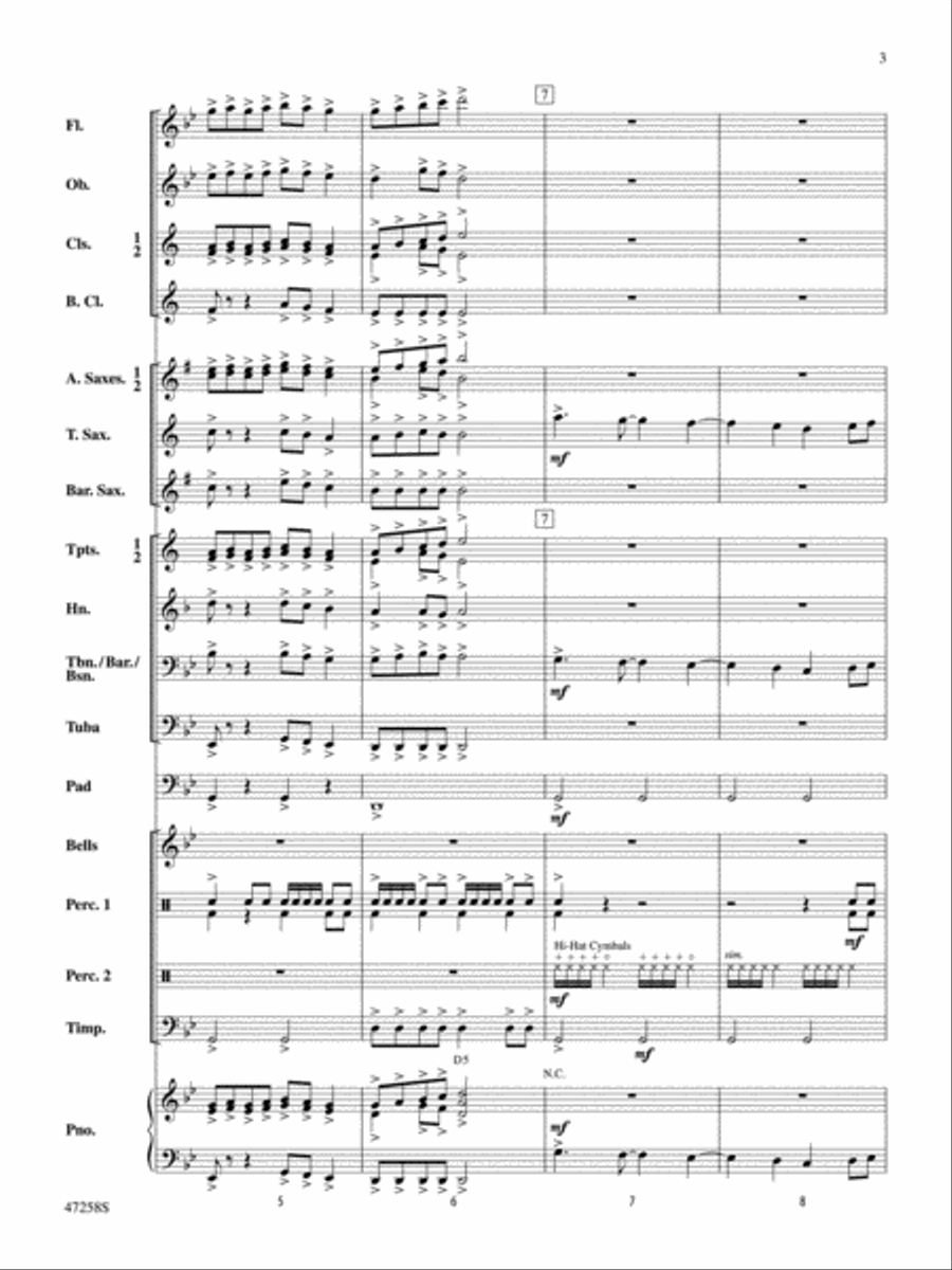 High Octane: Score Concert Band scores gallery preview page 3