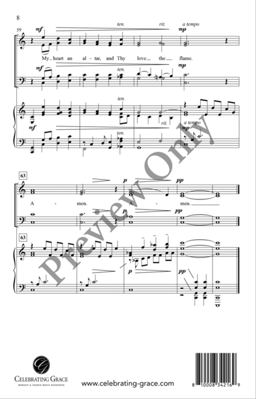 Spirit of God, Descend upon My Heart 4-Part scores gallery preview page 7