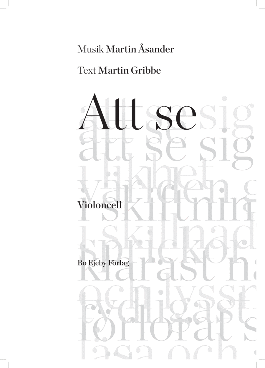 Att se Att se Choir scores gallery preview page 1