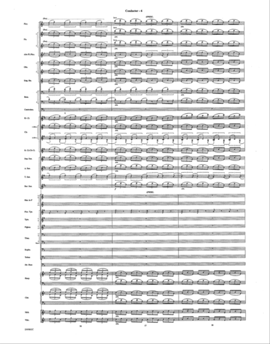 Toccata and Fugue in D Minor, BWV 565 Concert Band scores gallery preview page 6