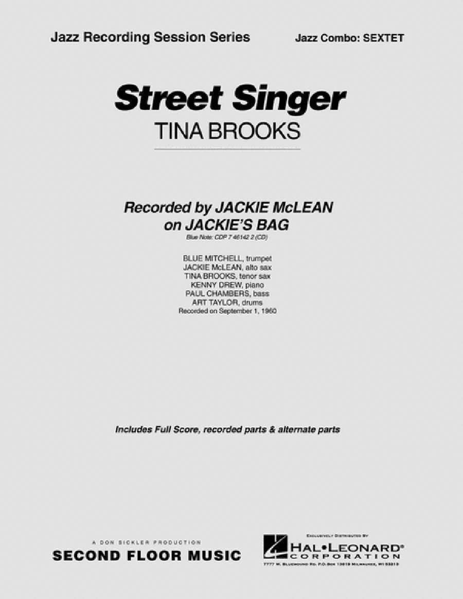 Street Singer Street Singer Jazz Ensemble scores gallery preview page 1