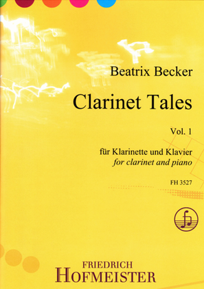 Book cover for Clarinet Tales, Vol. 1