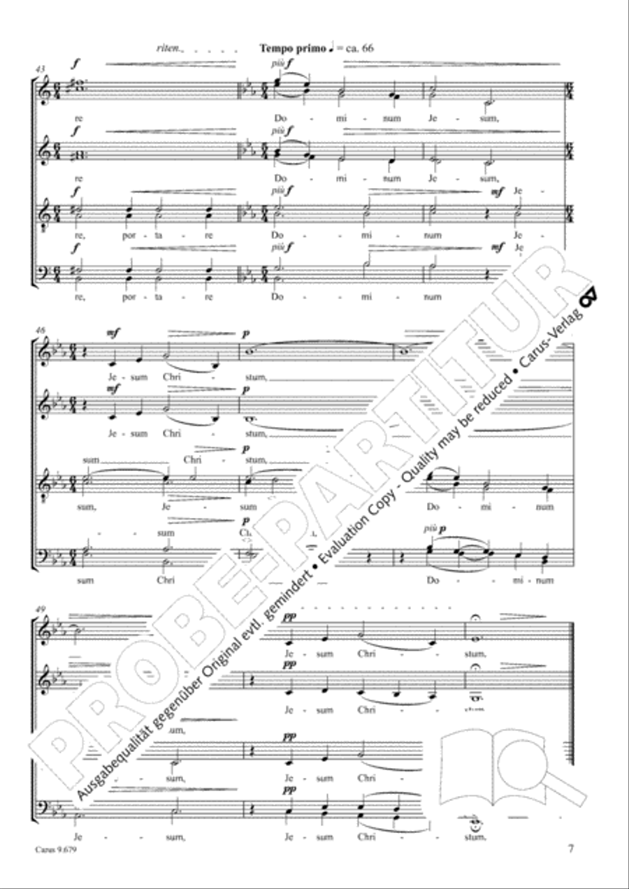 O magnum mysterium 4-Part scores gallery preview page 8