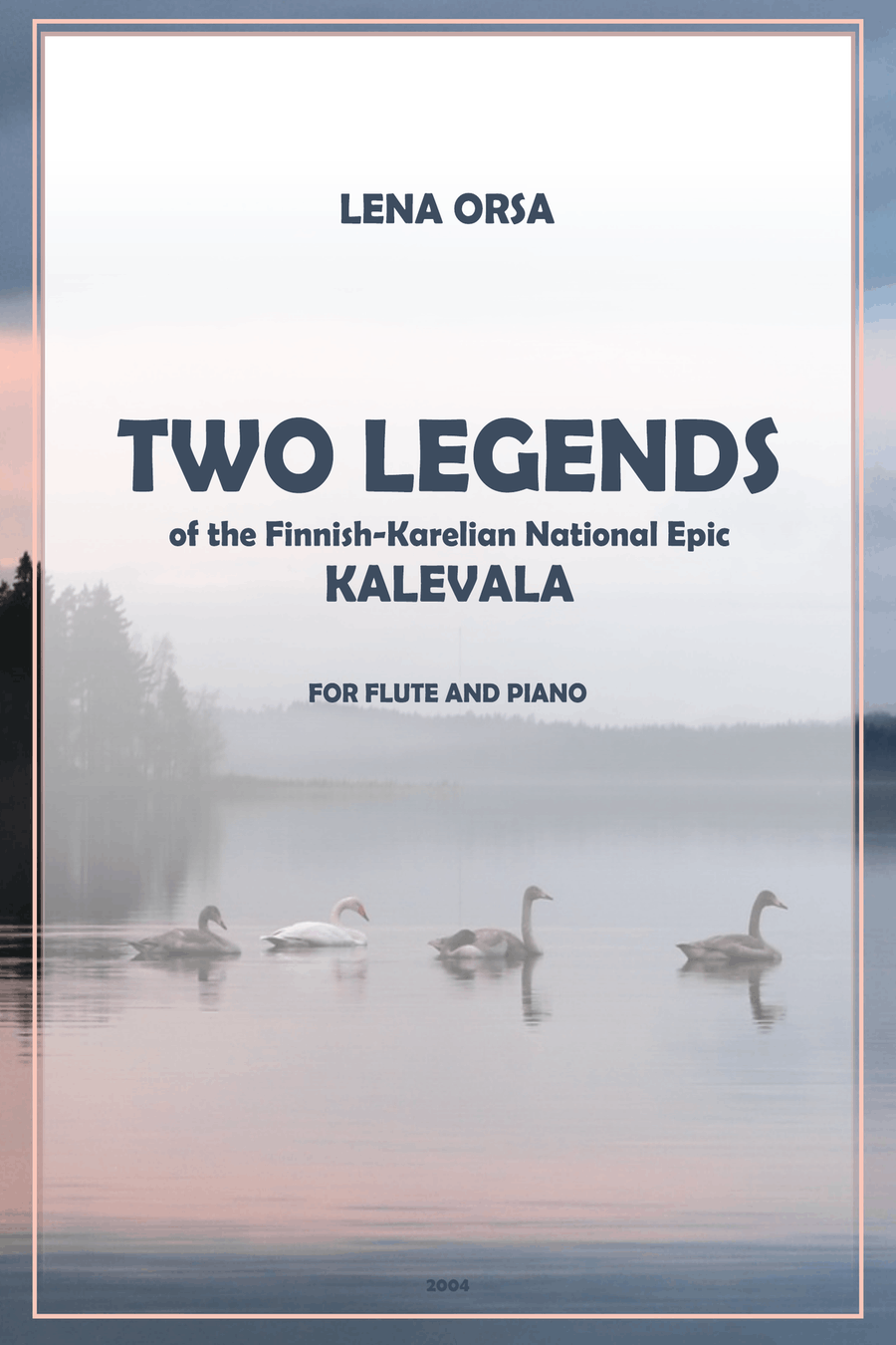Two Legends of the Finnish-Karelian National Epic KALEVALA Flute Solo scores gallery preview page 1