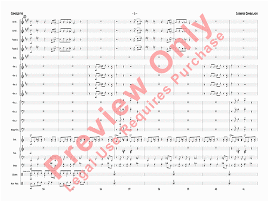 Cerebro Congelado Jazz Ensemble scores gallery preview page 8