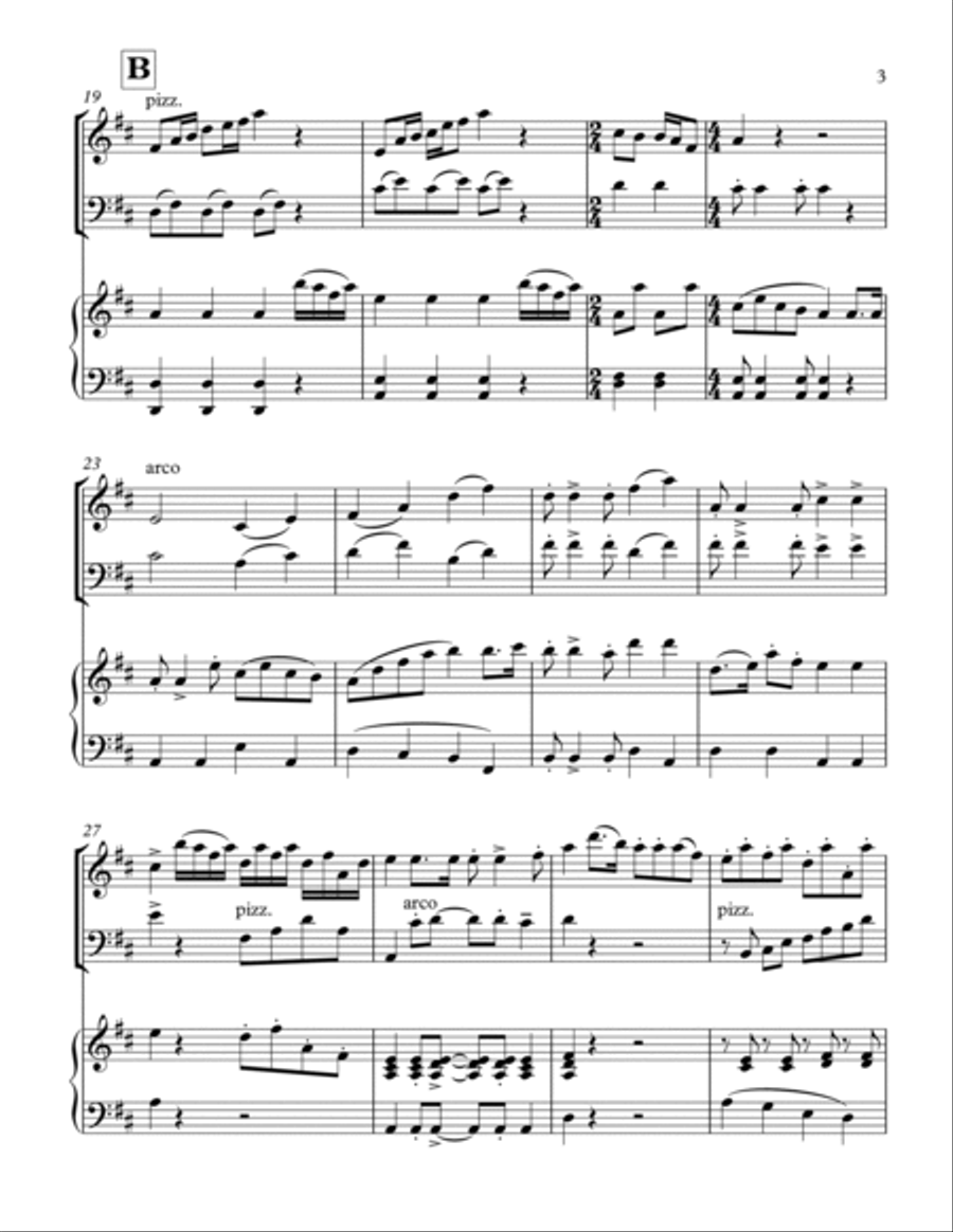 Han Tien Lei 旱天雷 (Cantonese traditional) for Trio (Violin, Cello and Piano) Piano Trio scores gallery preview page 4