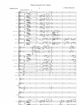 Piano Concerto in C minor Mov't. 1