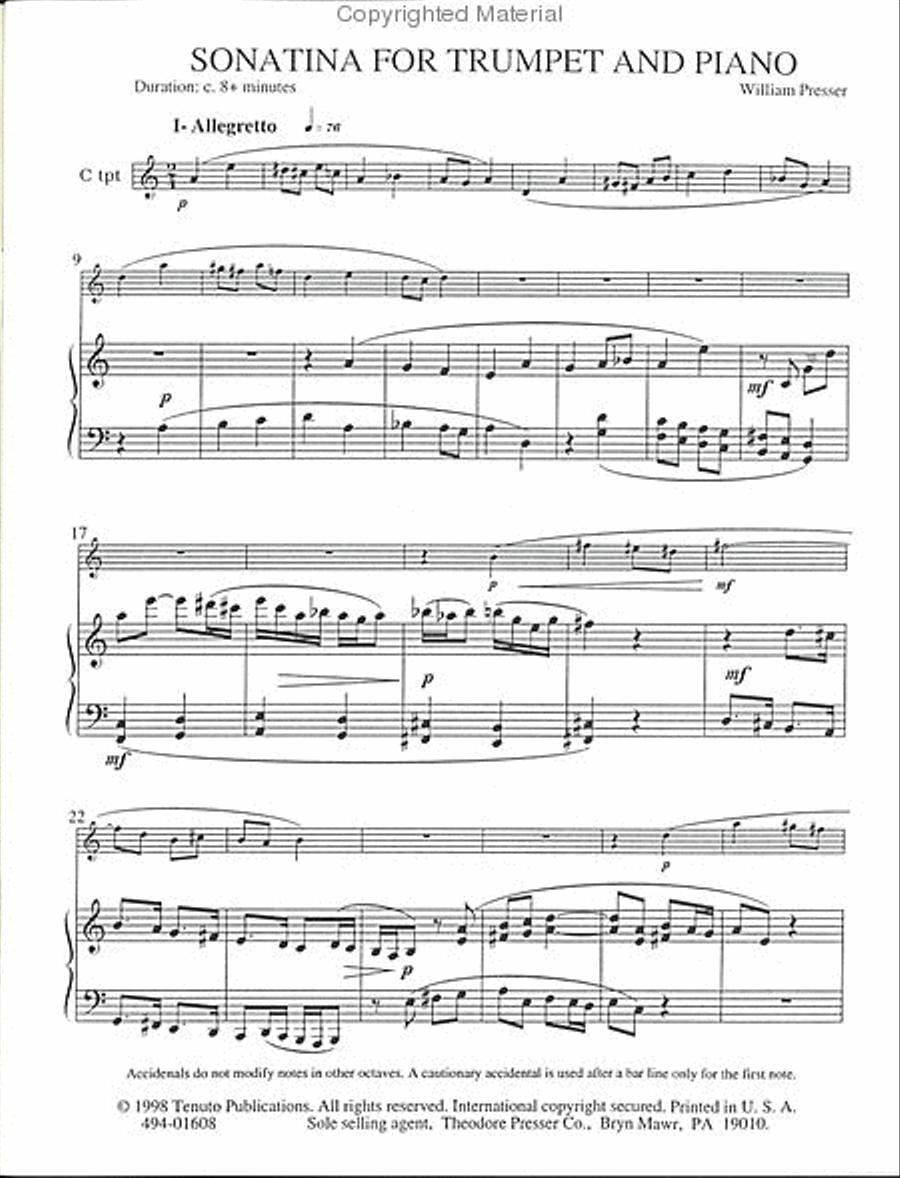 Sonatina Chamber Music scores gallery preview page 2