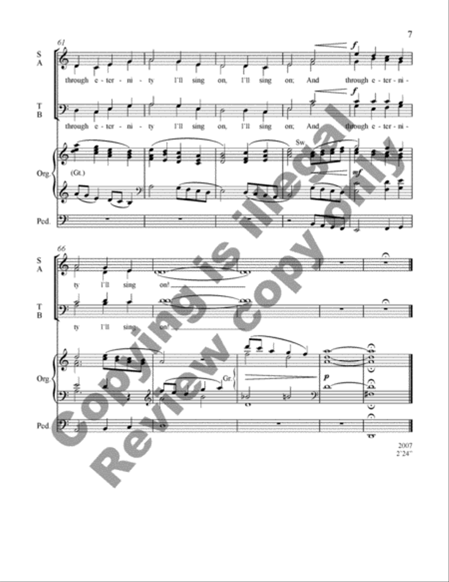 Wondrous Love 4-Part scores gallery preview page 13