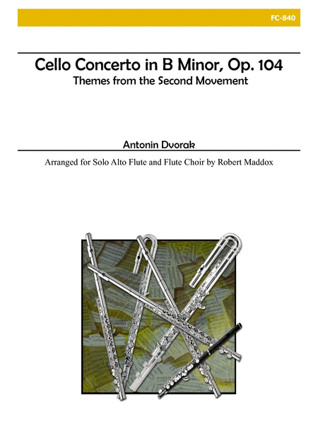 Cello Concerto in B minor, Op. 104 for Flute Choir