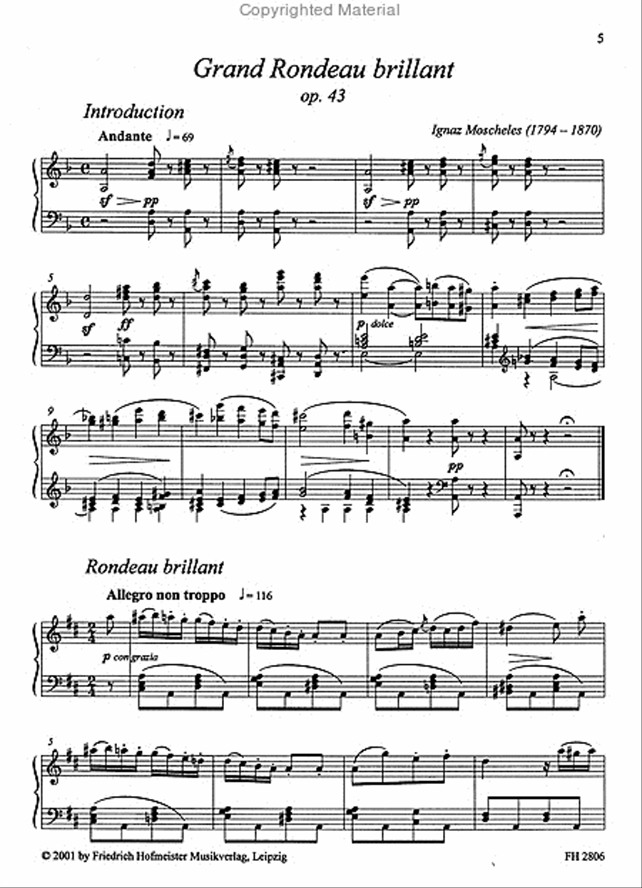 Grand Rondeau Brillant, op. 43