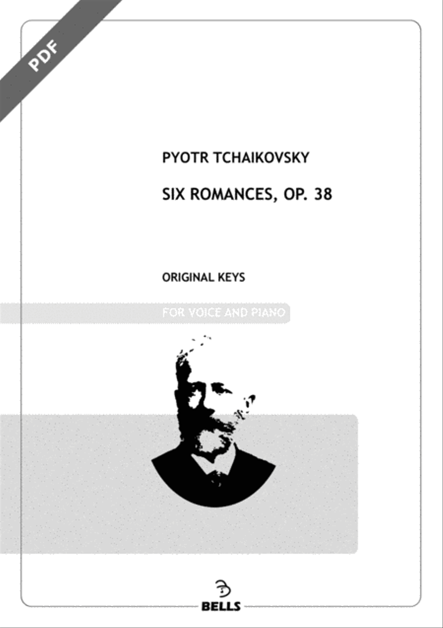 Six Romances, Op. 38 Six Romances, Op. 38 Voice Solo scores gallery preview page 1