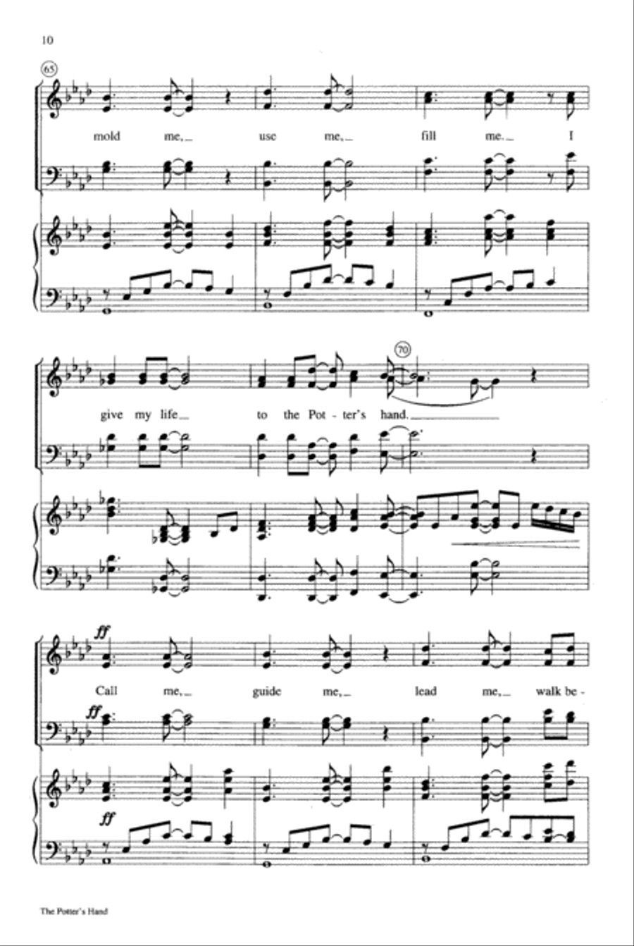 The Potter's Hand The Potter's Hand 4-Part scores gallery preview page 11