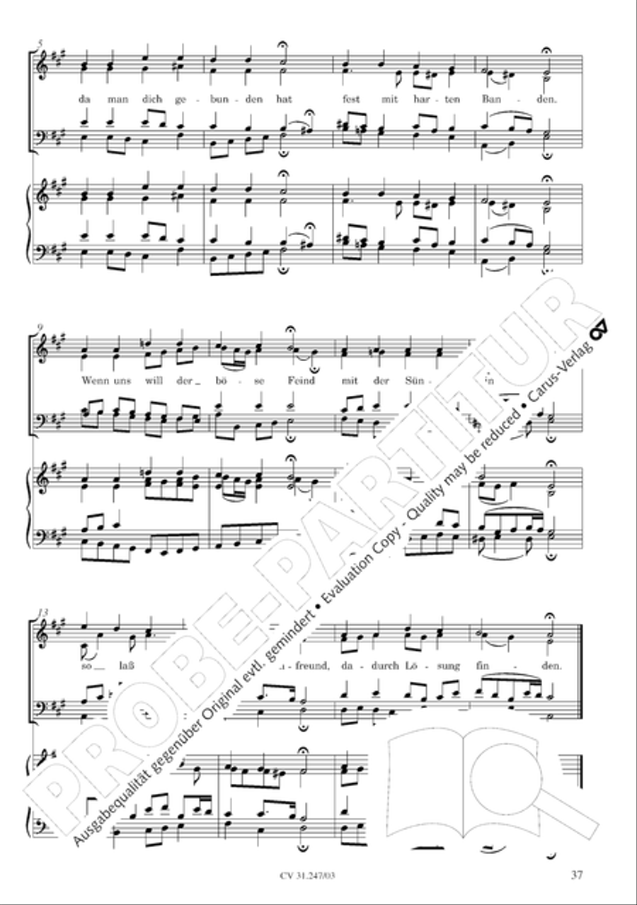 St. Mark Passion (Markus-Passion) 4-Part scores gallery preview page 38