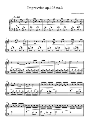 Improvviso Op.108 No.3